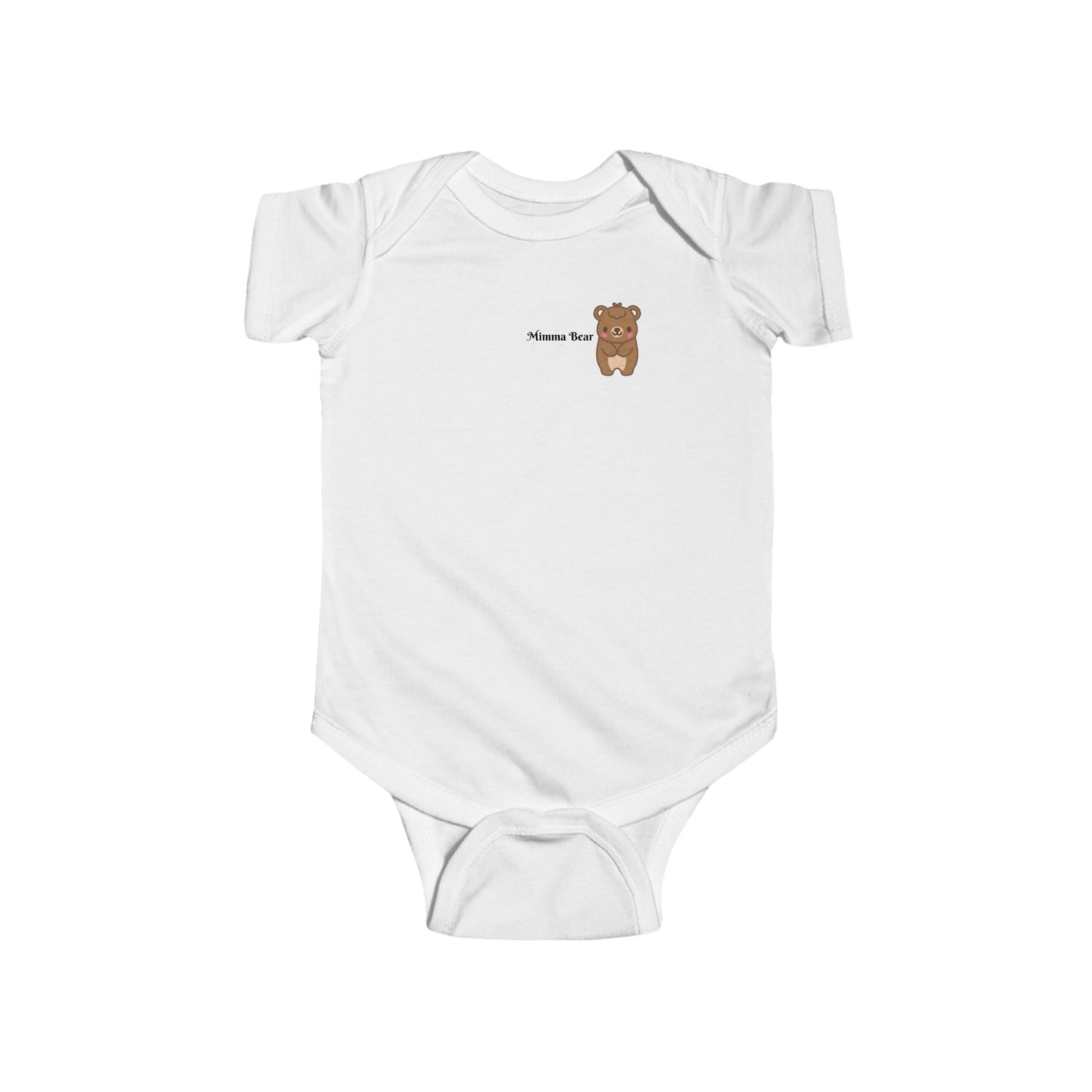 Infant fine jersey bodysuit