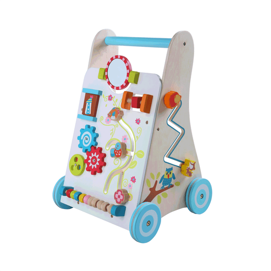 Wooden activity centre & walker