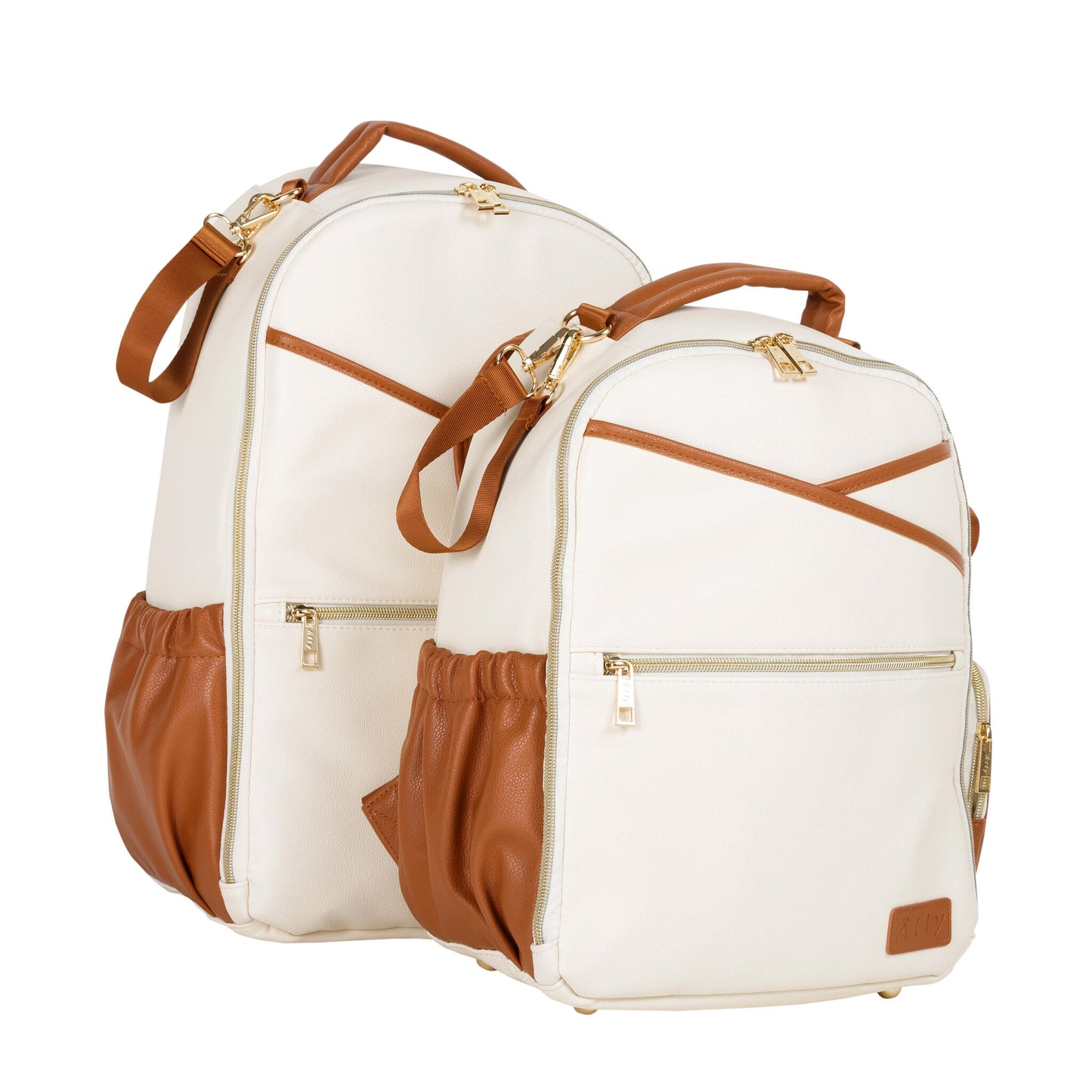 Small diaper backpack – cappuccino