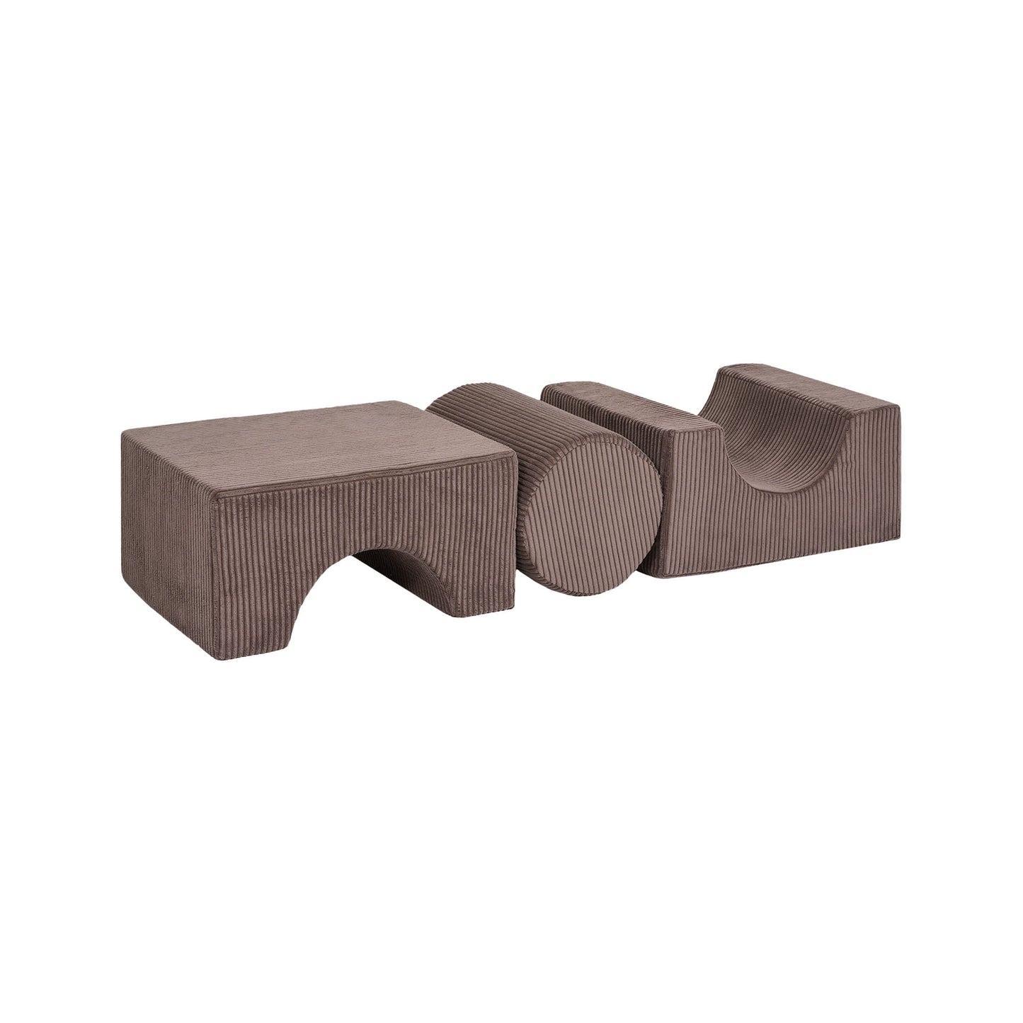 Aesthetic Shape Set 3-Elements - Brown