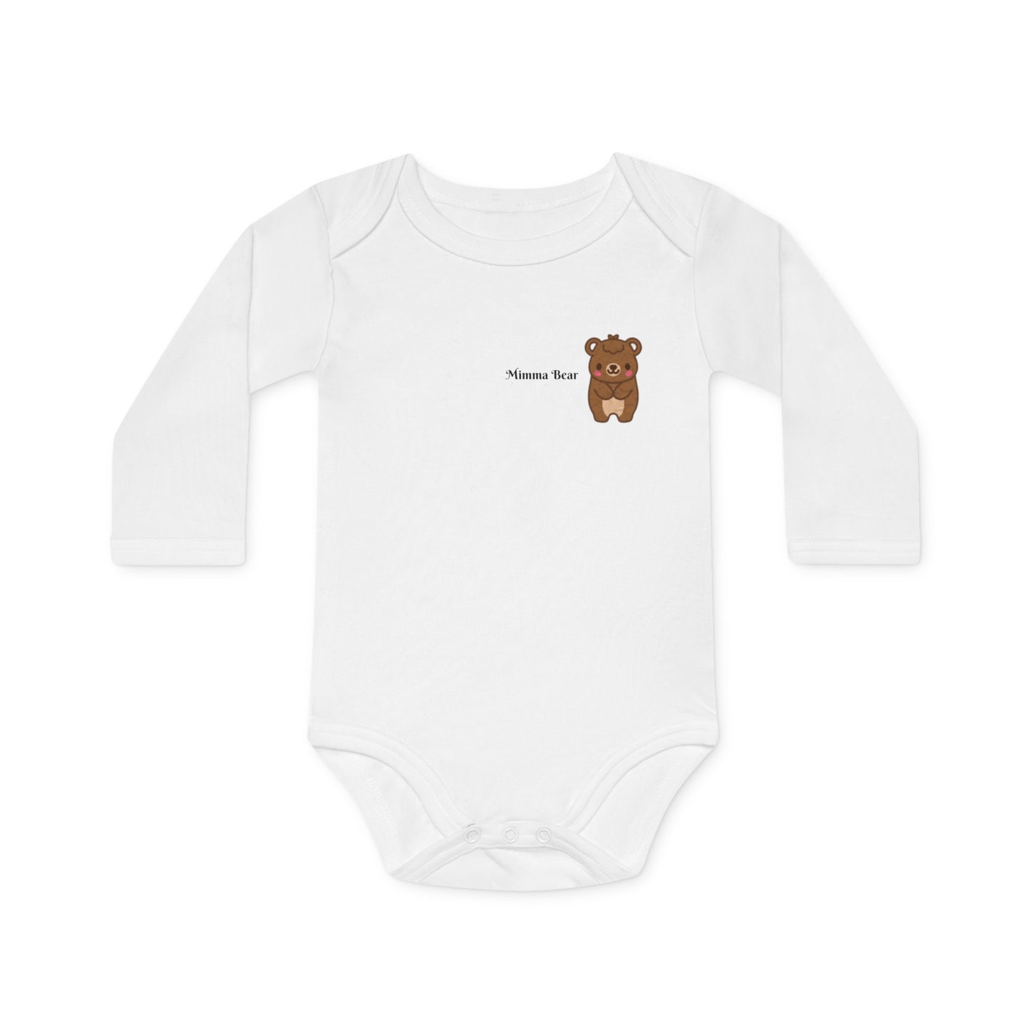 Baby long-sleeve organic bodysuit