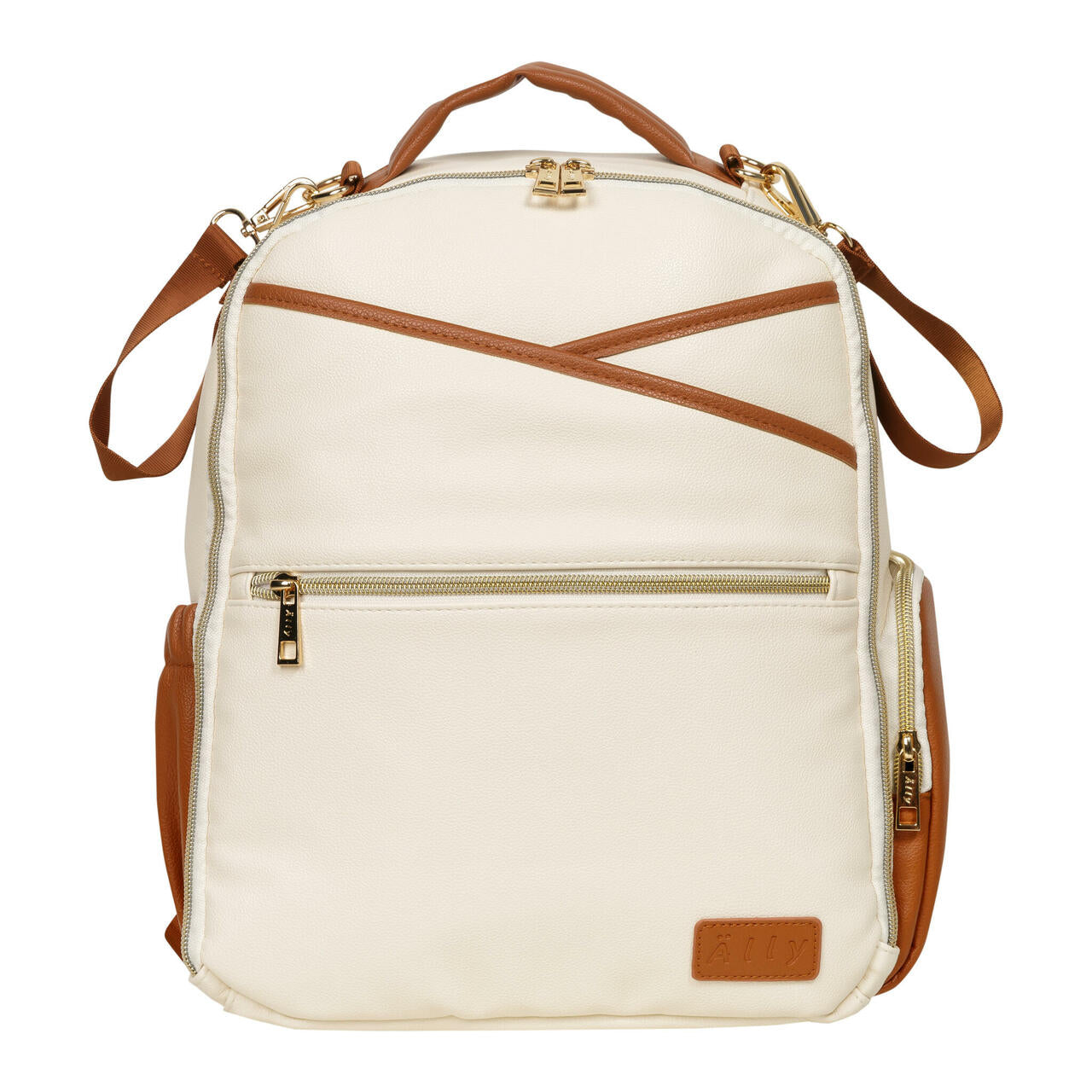 Small diaper backpack – cappuccino