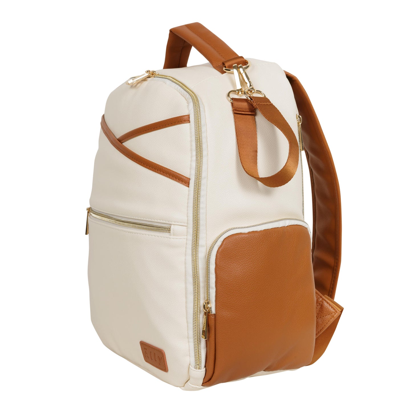 Small diaper backpack – cappuccino