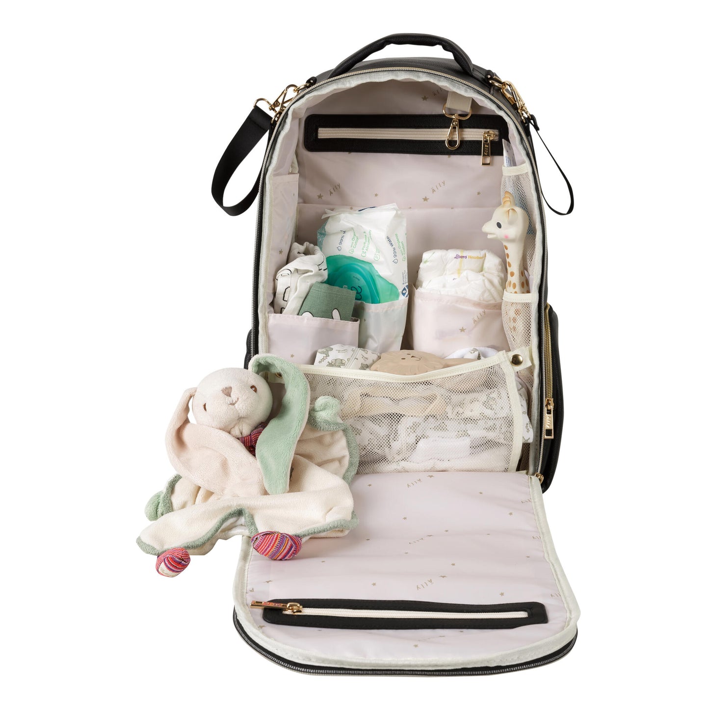 Large diaper backpack – espresso