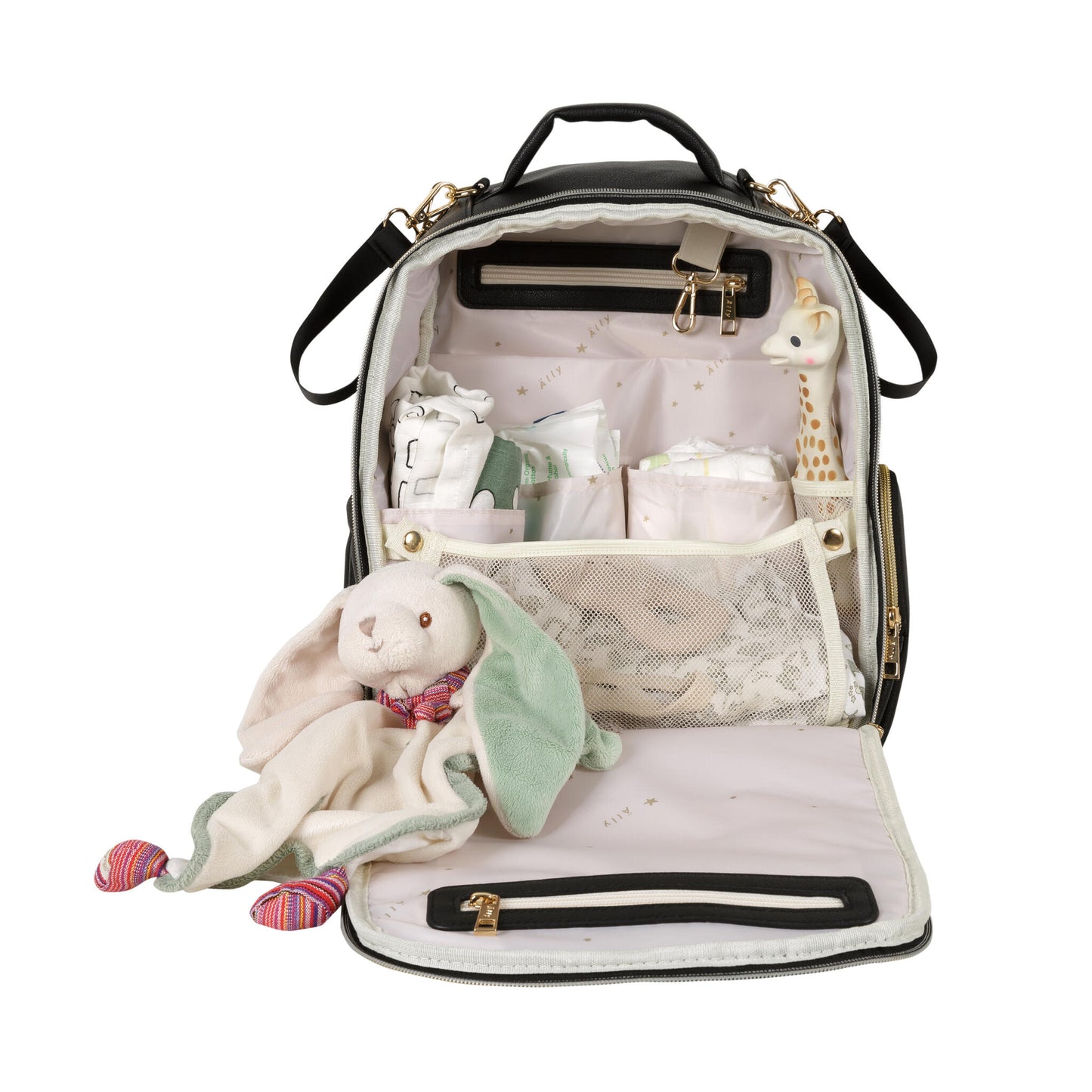 Small diaper backpack – espresso