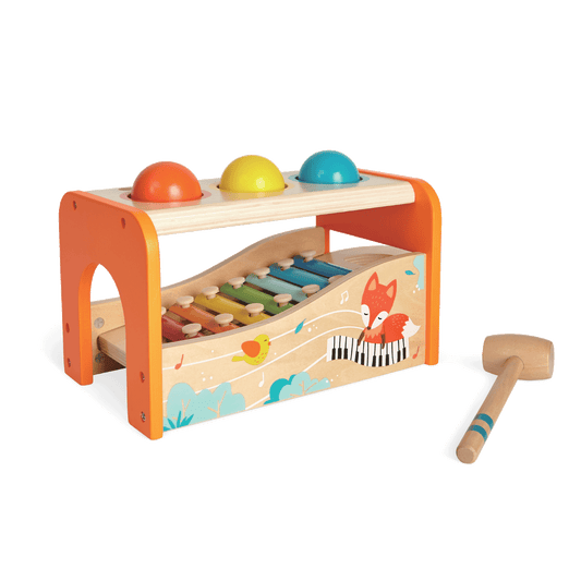 Wooden xylophone & ball game